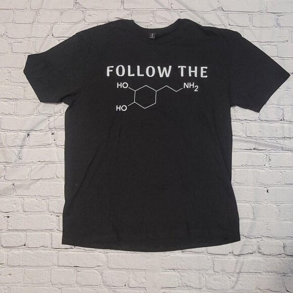 Gildan Other - Follow the molecule tee - black and white graphic tee #molecule